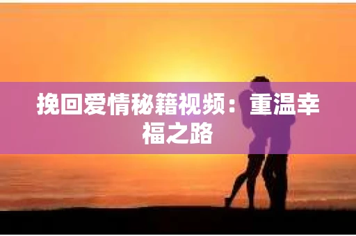 挽回爱情秘籍视频：重温幸福之路