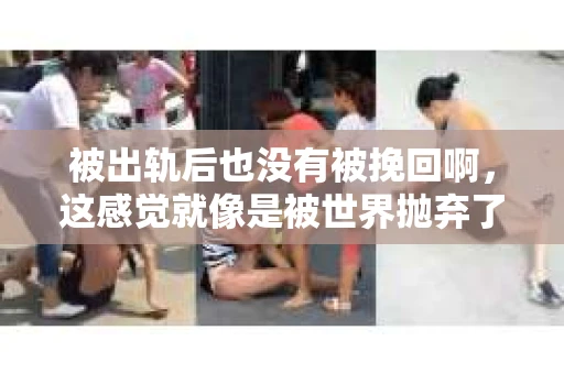 被出轨后也没有被挽回啊，这感觉就像是被世界抛弃了一样。我曾经也经历过这样的事情，那种心如刀割的痛，至今仍记忆犹新。今天，我想和大家聊聊这个话题，希望能给那些正在经历或者曾经经历过类似痛苦的人一些安慰和帮助。