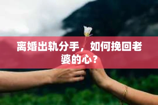 离婚出轨分手，如何挽回老婆的心？