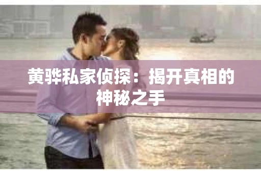 黄骅私家侦探：揭开真相的神秘之手