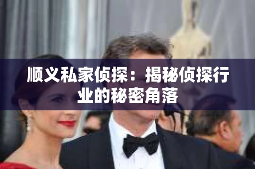顺义私家侦探：揭秘侦探行业的秘密角落