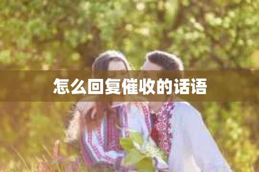 怎么回复催收的话语
