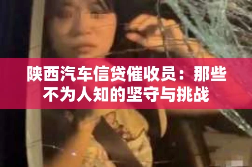 陕西汽车信贷催收员：那些不为人知的坚守与挑战