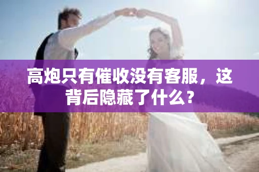高炮只有催收没有客服，这背后隐藏了什么？