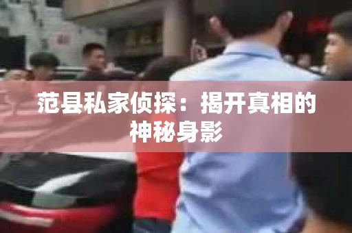 范县私家侦探：揭开真相的神秘身影