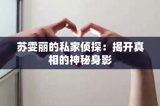 苏雯丽的私家侦探：揭开真相的神秘身影