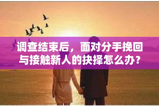 调查结束后，面对分手挽回与接触新人的抉择怎么办？