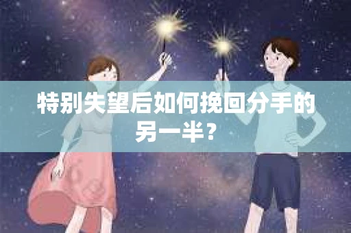 特别失望后如何挽回分手的另一半？