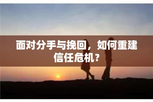 面对分手与挽回,如何重建信任危机? 面对分手与挽回,如何重建信任危机?